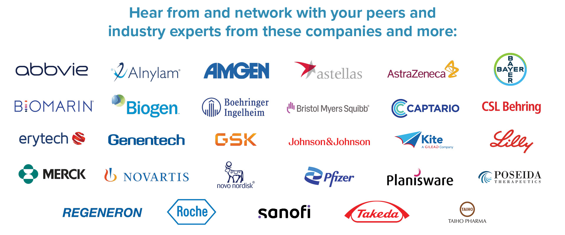 Partial Attendee List