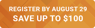 REGISTER EARLY and SAVE